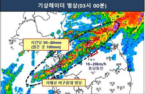 강원 철원·양구 밤사이 폭우에 잇단 주민 대피령 [연합뉴스]